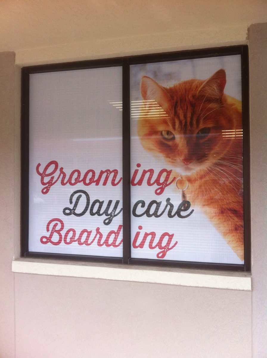 Perforated Window Signs See Through Window Graphics The Graphic Edge