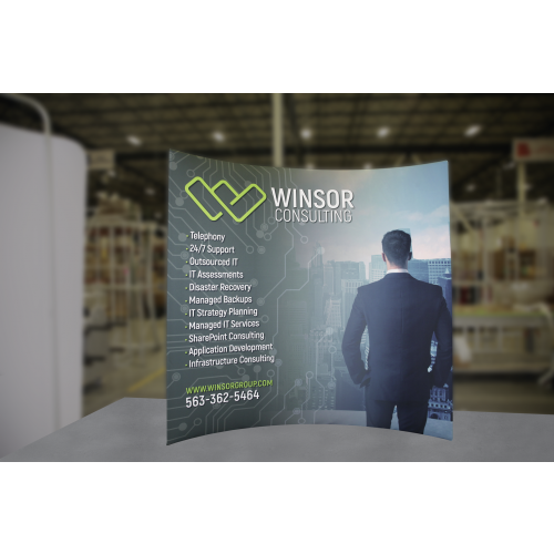 Tradeshow Stand Curved