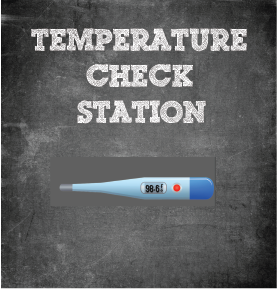 Temperature Station Sign